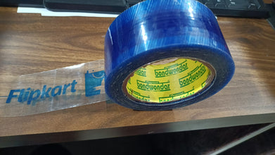 Blue tape for packaging with Flipkart lLunchie Bunchie for delivery use.